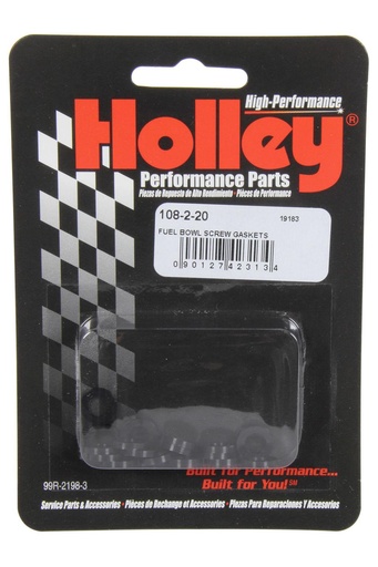[HLY108-2-20] Holley - Fuel Bowl Screw Gasket - 108-2-20