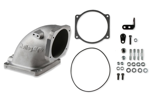 [HLY300-248] Holley - Intake Elbow 4500 GM LS TB Flange - 300-248