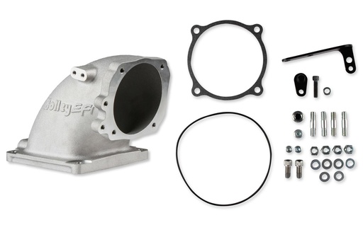 [HLY300-249] Holley - Intake Elbow Ford 5.0L with 4500 TB Flange - 300-249