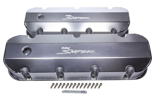 [HLY890004] Holley - Sniper Fabricated Valve Covers  BBC Tall - 890004