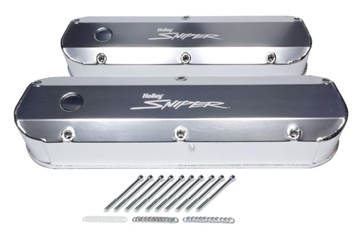 [HLY890012] Holley - Sniper Fabricated Valve Covers  SBF Tall - 890012