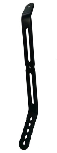 [XXXSC-TW-0030BLK] Triple X - Nose Wing Rear Strap Bent To Side Board Black
