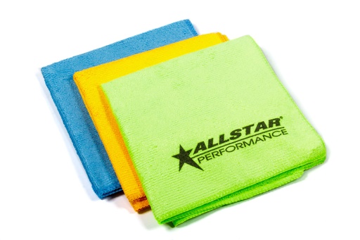 [ALL12008] Allstar Performance - Microfiber Towels 3pk 12in x 12in - 12008