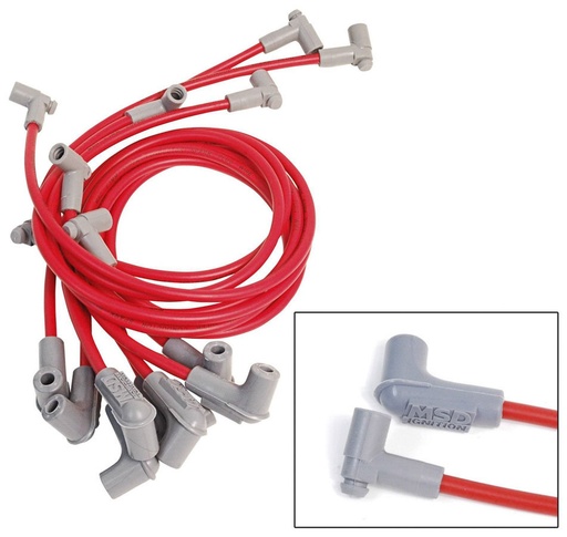 [MSD31549] - 8.5MM Spark Plug Wire Set - Red