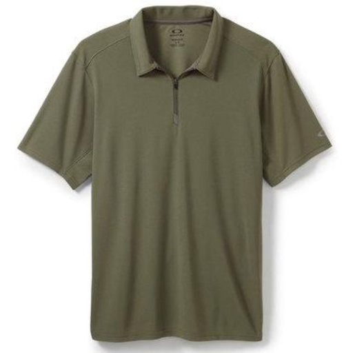 [OKM432973-79B-MED] CLOSEOUT -1/4 Zip Golf Polo Olive Md - 432973