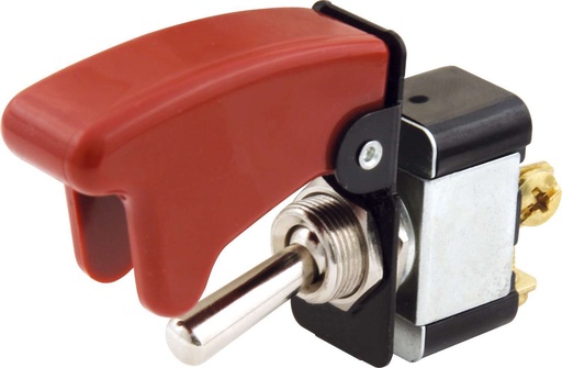 [QRP50-520] Toggle Switch, Heavy Duty, On / Off, Flip Style Safety Cover, 25 amps - 50-520