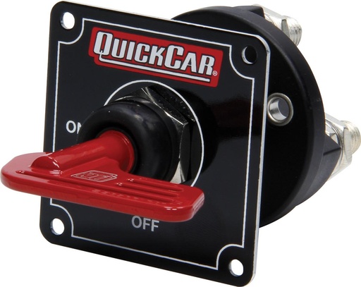 [QCR55-030] Quickcar Master Disconnect Black with Removable Red Key - 55-030