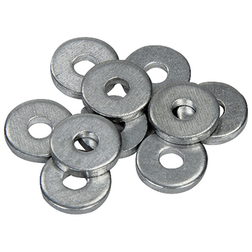 [ALL18200] 1/8in Back Up Washers 500Pk Aluminum - 18200