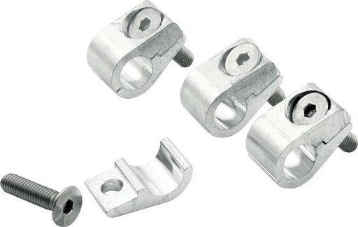 [ALL18322] Allstar Performance - 2pc Alum Line Clamps 5/16in 4pk - 18322