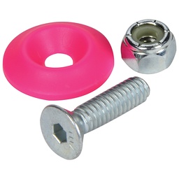 [ALL18686] Countersunk Bolt Kit Pink 10pk - 18686